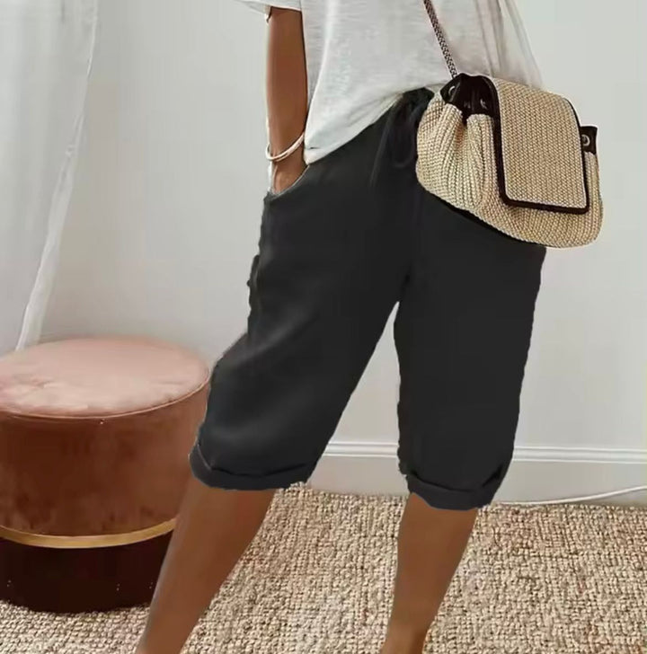 Janet | Luftige Leinen-Shorts