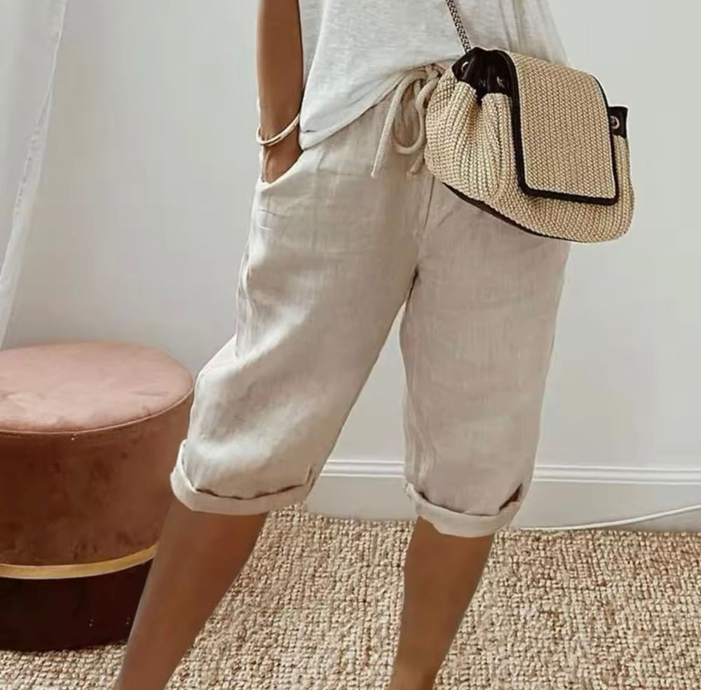 Janet | Luftige Leinen-Shorts