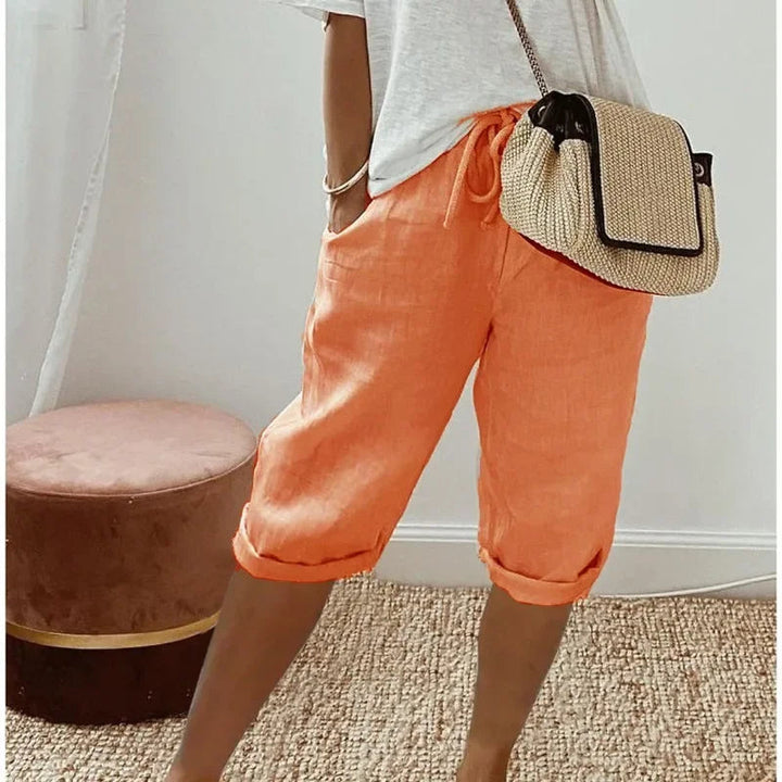 Janet | Luftige Leinen-Shorts