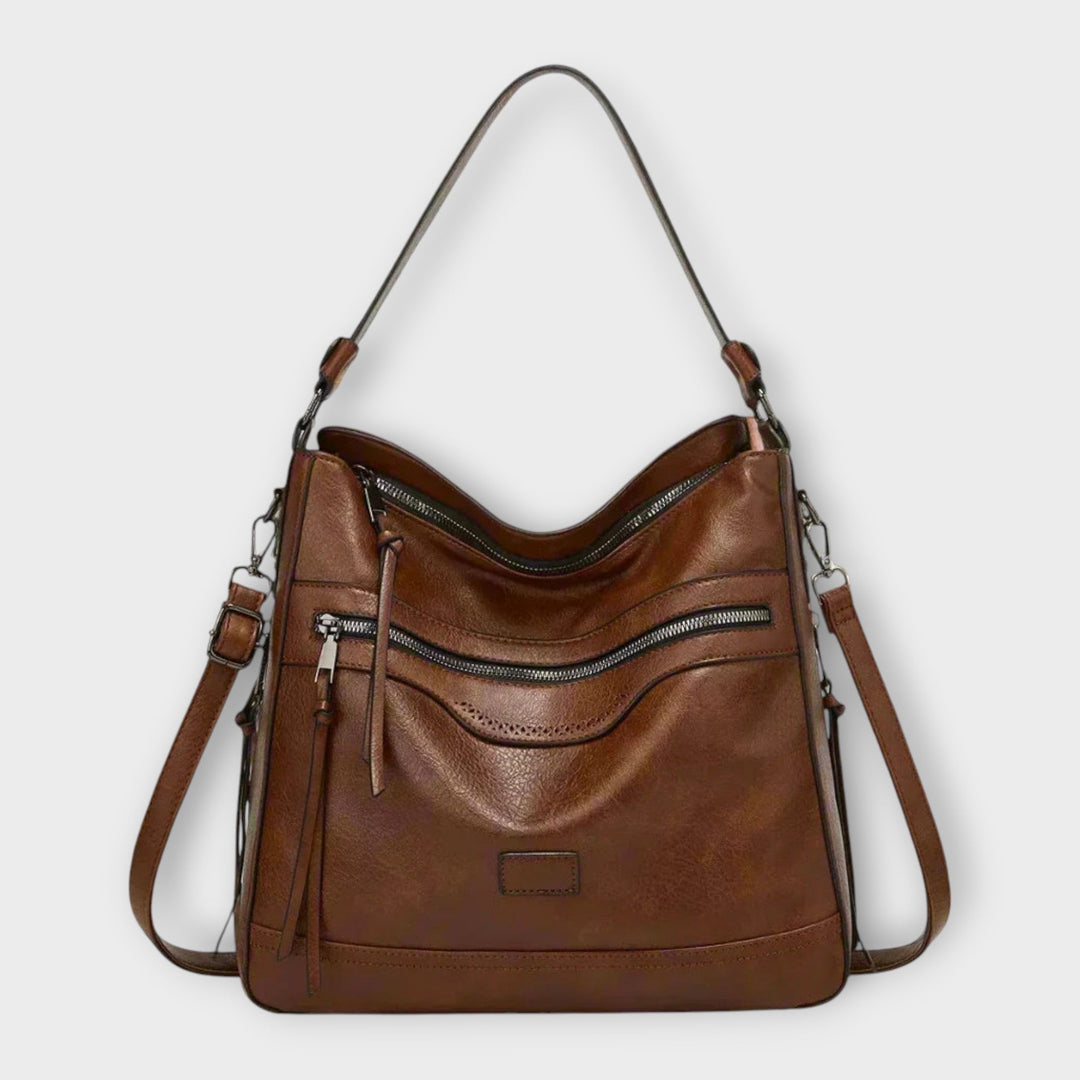 Aurora. - Klassische Retro-Schultertasche