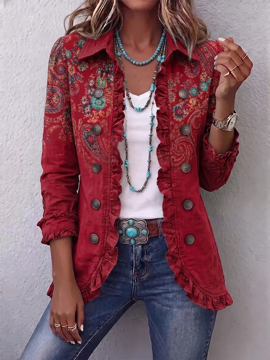 Lois | Boho-Jacke mit Rüschen