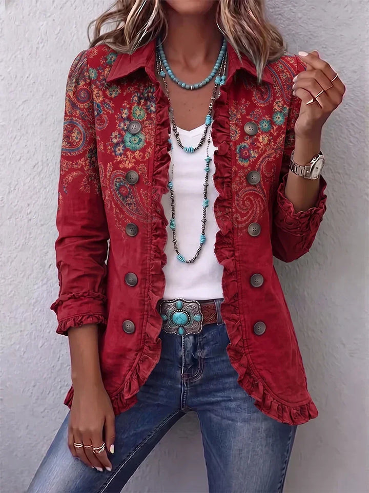 Lois | Boho-Jacke mit Rüschen