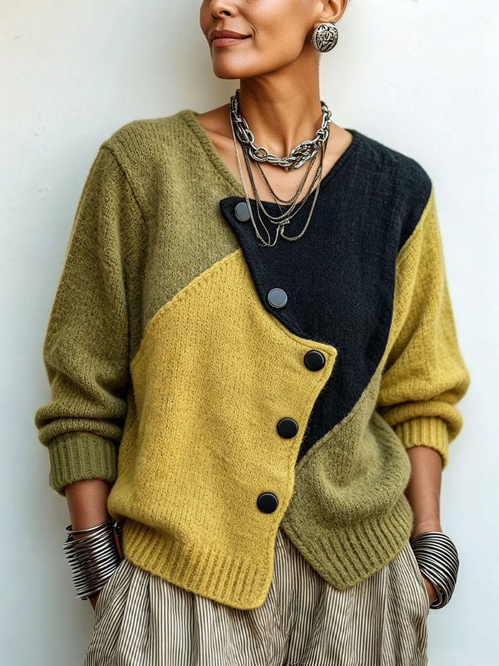 Anna™ Color-Block Strickpullover