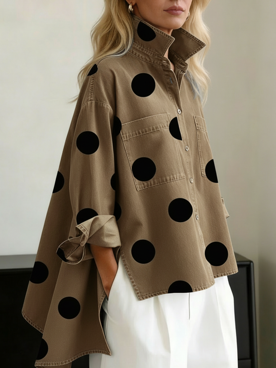 Laurine™ — Gepunktetes Overshirt