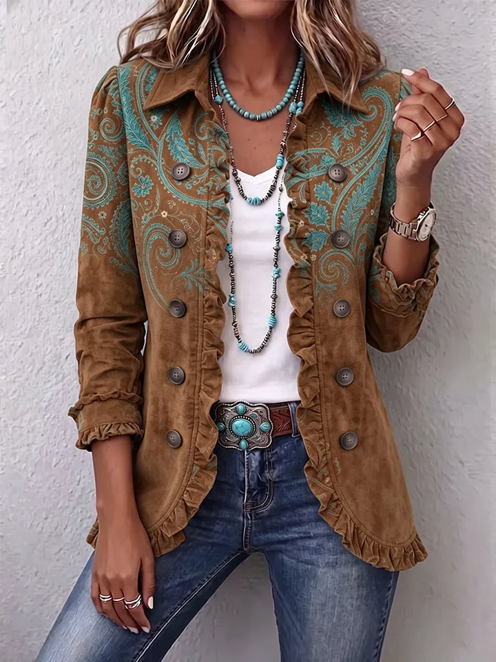 Lois | Boho-Jacke mit Rüschen