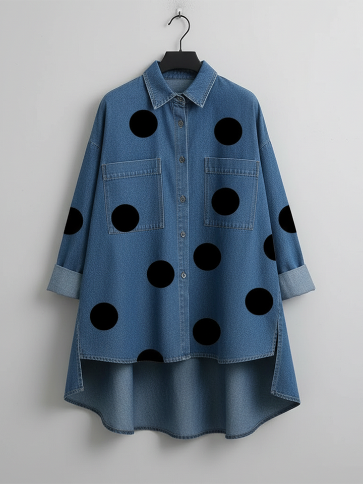 Laurine™ — Gepunktetes Overshirt