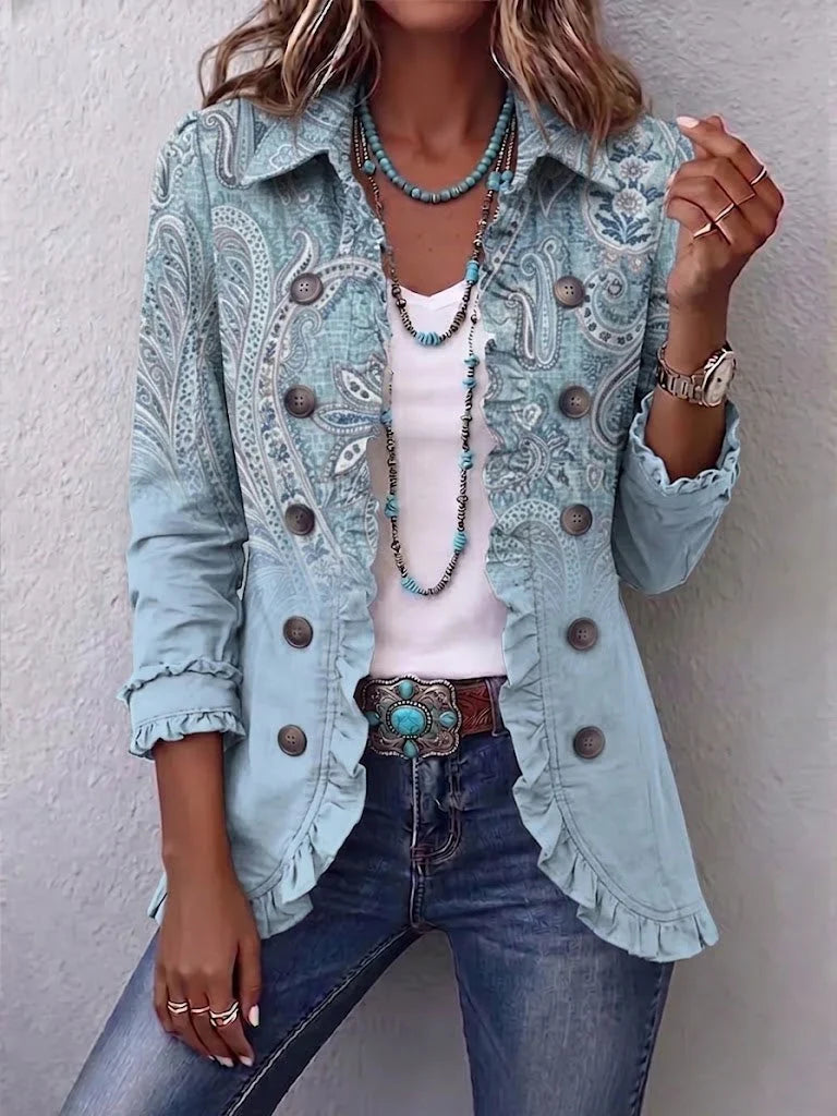 Lois | Boho-Jacke mit Rüschen