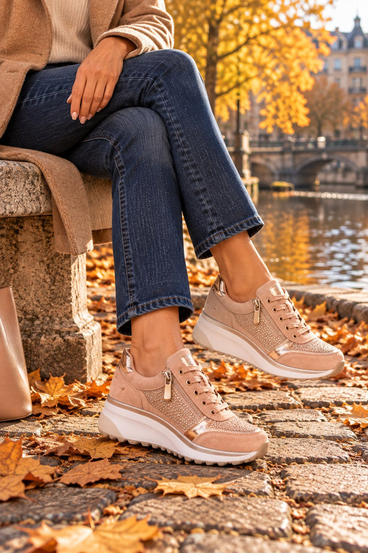 Sanne™ | Bequemer Sneaker mit seitlichem Reißverschluss