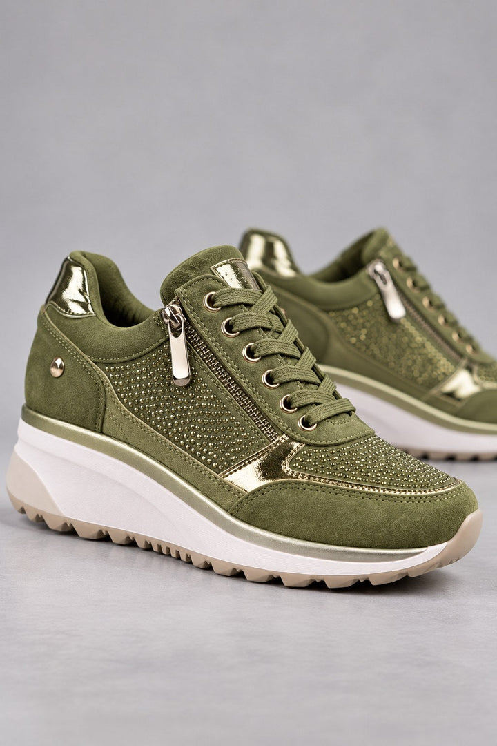 Sanne™ | Bequemer Sneaker mit seitlichem Reißverschluss