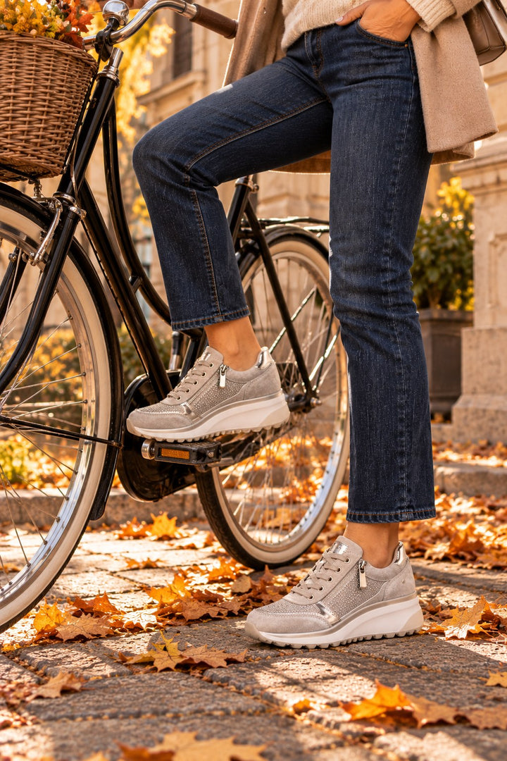 Sanne™ | Bequemer Sneaker mit seitlichem Reißverschluss