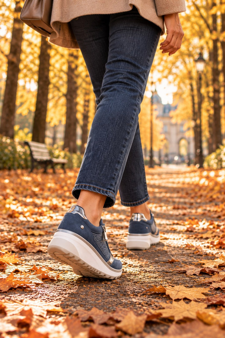 Sanne™ | Bequemer Sneaker mit seitlichem Reißverschluss