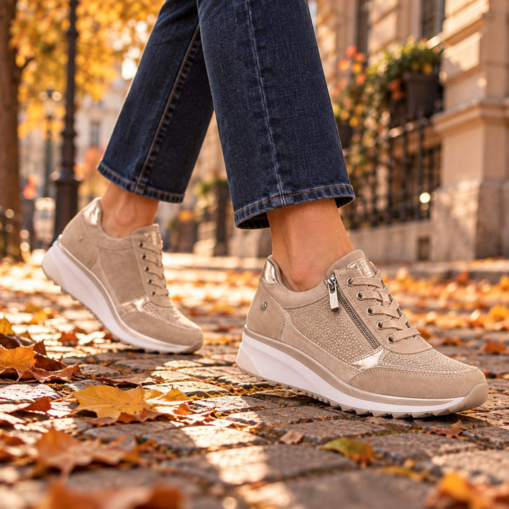 Sanne™ | Bequemer Sneaker mit seitlichem Reißverschluss