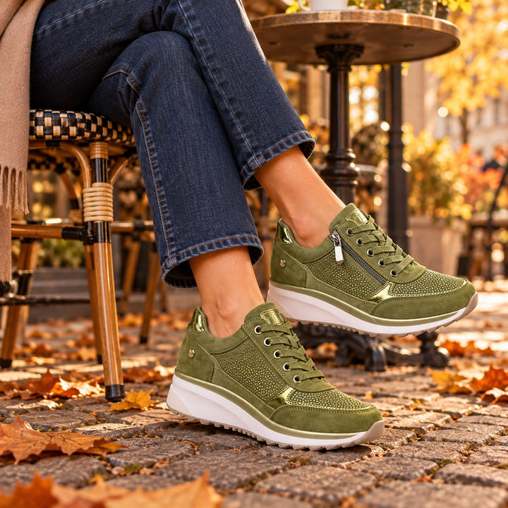Sanne™ | Bequemer Sneaker mit seitlichem Reißverschluss