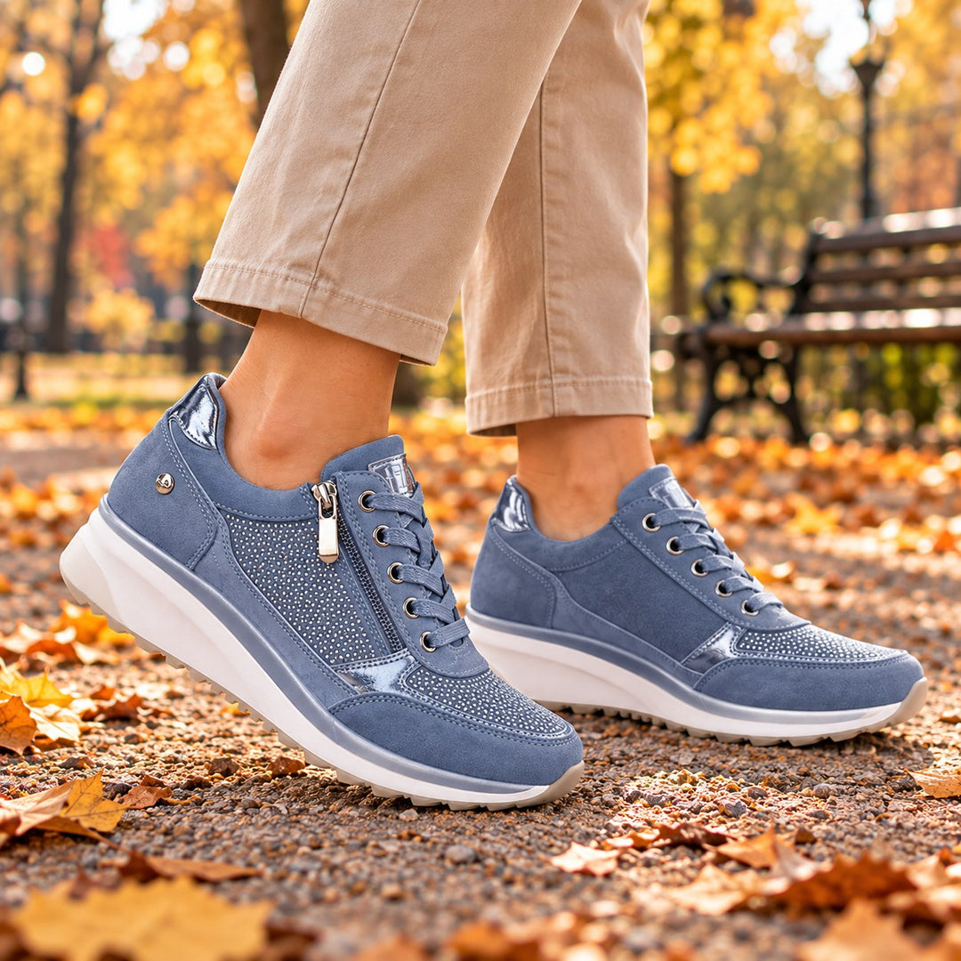 Sanne™ | Bequemer Sneaker mit seitlichem Reißverschluss
