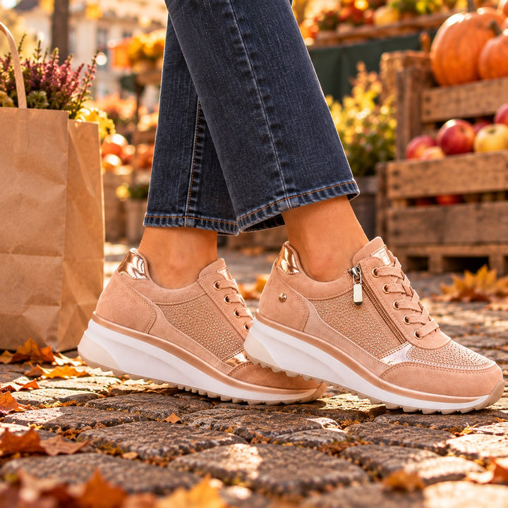 Sanne™ | Bequemer Sneaker mit seitlichem Reißverschluss