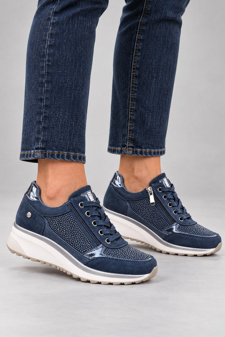 Sanne™ | Bequemer Sneaker mit seitlichem Reißverschluss