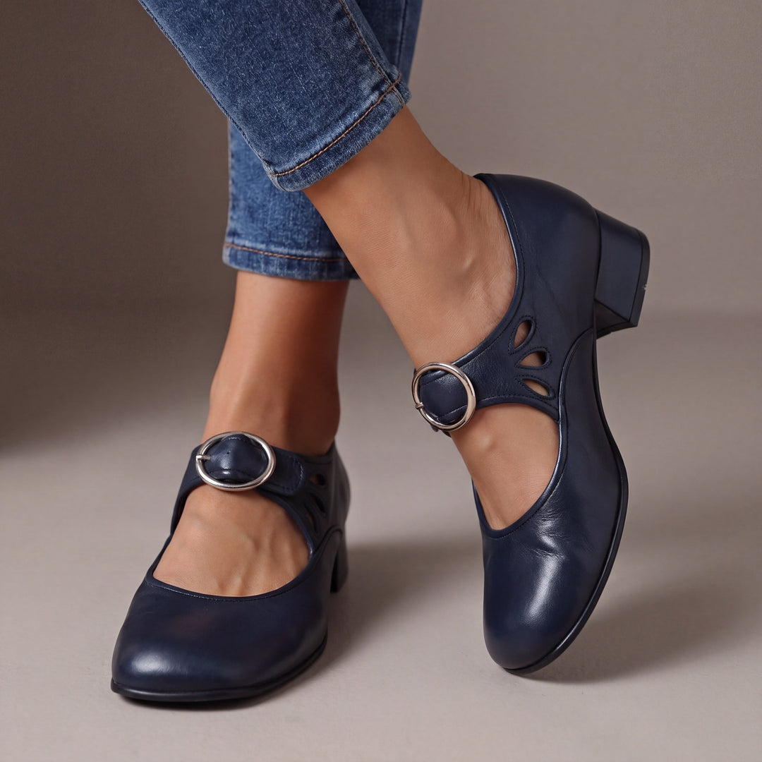 Josephine | Bequeme Mary Janes aus Leder