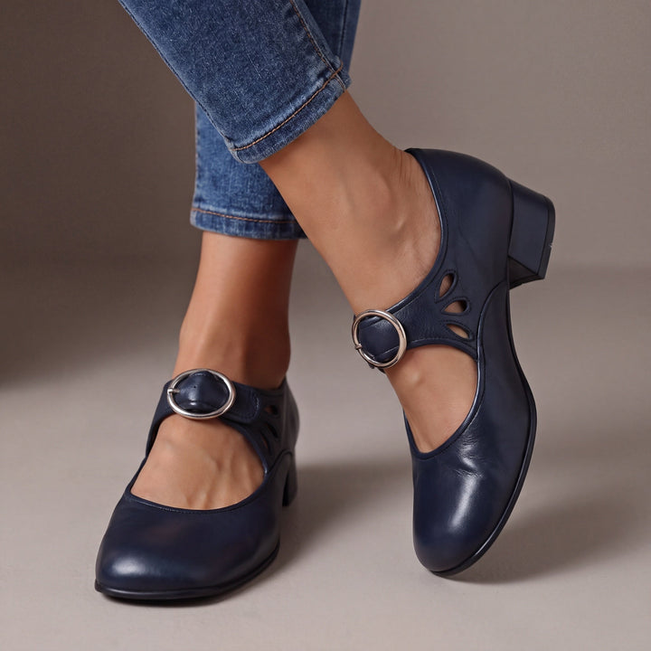 Josephine | Bequeme Mary Janes aus Leder