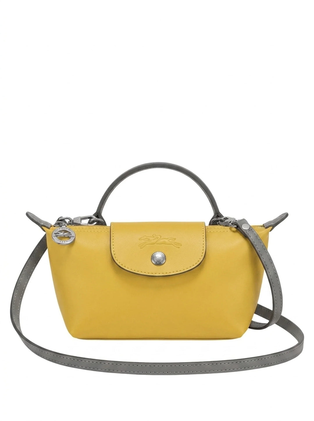 Mini-Leder Longchamp Tasche