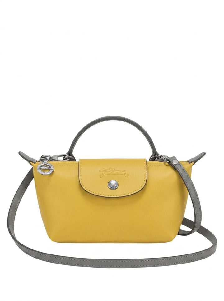 Mini-Leder Longchamp Tasche