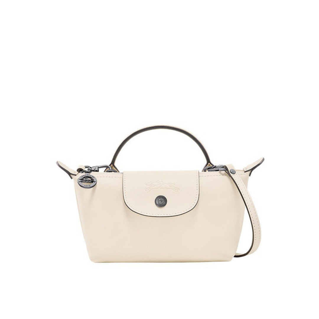 Mini-Leder Longchamp Tasche