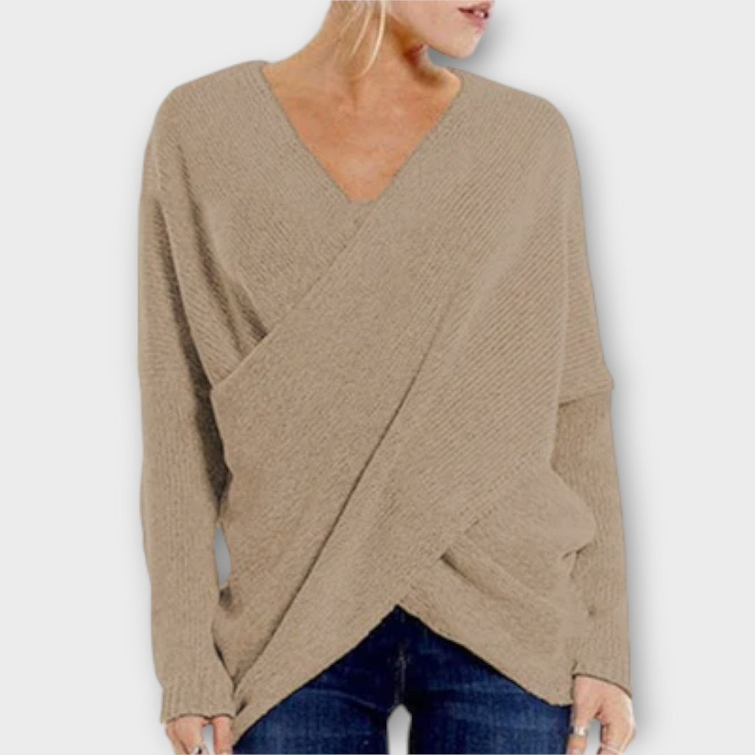 Heidi - Gekreuzter Pullover